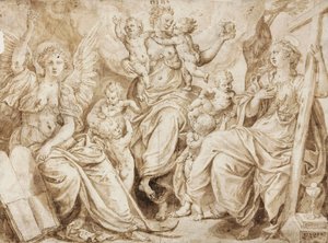 Faith, Hope, and Love by Maarten de Vos